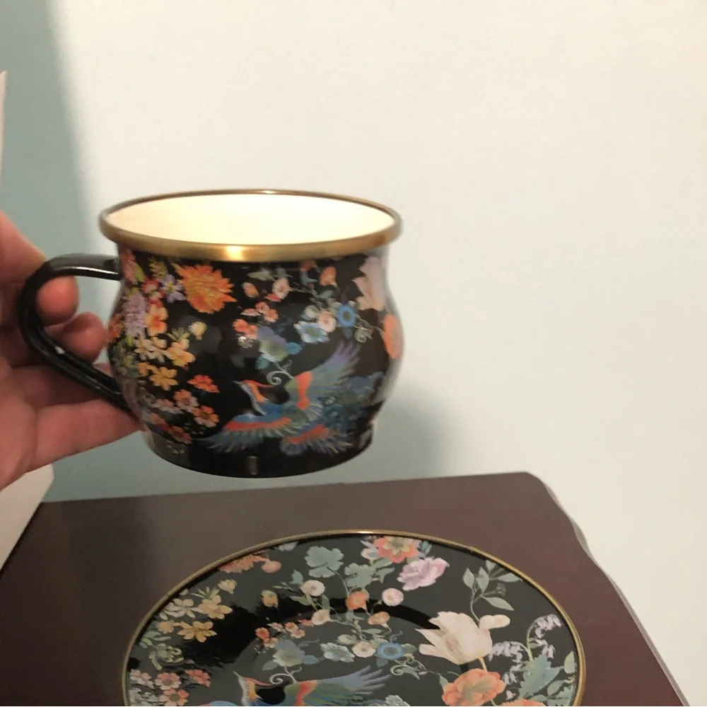 NWT__Johnny Was Limited Edition Enamel Tea Set__NWT - Picture 8 of 14